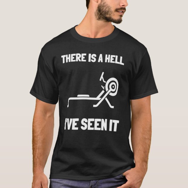 Erg Ergometer And Rowing Exercise Machine Rowing W T-Shirt (Front)