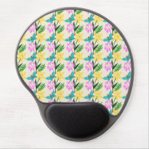 Ergonomic mouse mat in 'Spring Daze' design