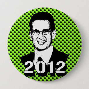 Eric Cantor 2012 4 Inch Round Button