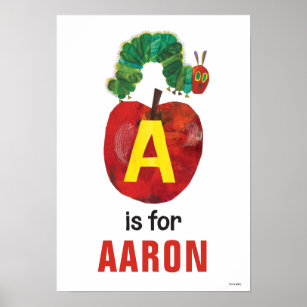 Eric Carle   A is For Apple Poster