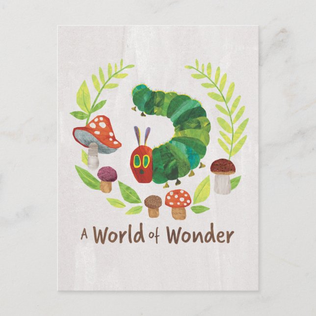 Eric Carle | A World of Wonder Postcard (Front)