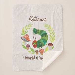 Eric Carle A World of Wonder Sherpa Blanket