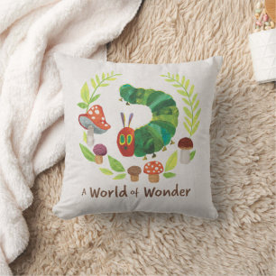 Eric Carle   A World of Wonder Throw Pillow