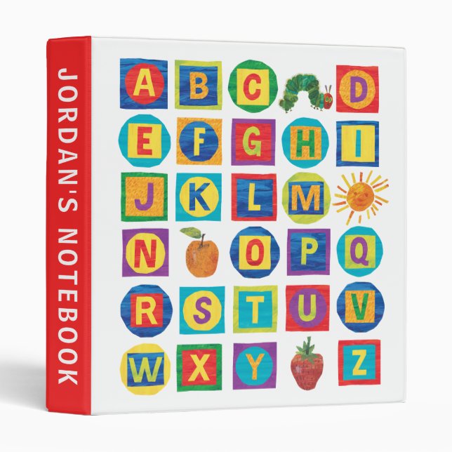 Eric Carle | Alphabet Blocks Pattern Binder (Front/Spine)