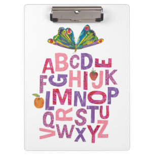 Eric Carle   Alphabet Butterfly Pattern Clipboard