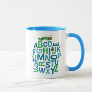 Eric Carle Alphabet Caterpillar Letters Pattern Mug
