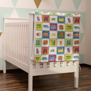 Eric Carle B is for Bear Fleece Blanket