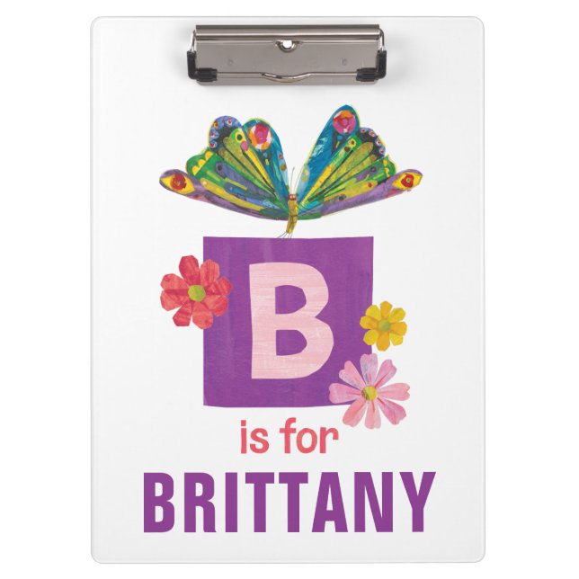 Eric Carle | B is for Butterfly  Clipboard (Front)