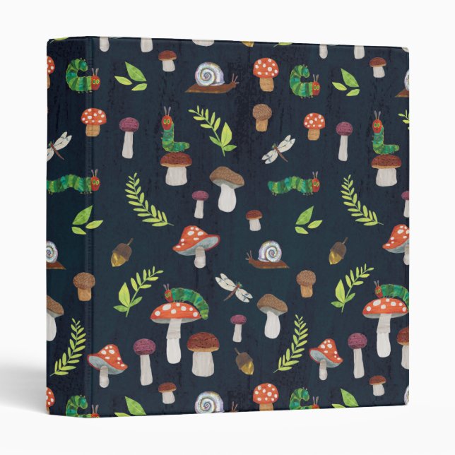 Eric Carle | Bugs and Mushrooms Pattern Binder (Front/Spine)