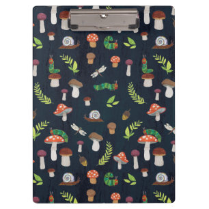 Eric Carle   Bugs and Mushrooms Pattern Clipboard