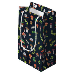 Eric Carle Bugs and Mushrooms Pattern Small Gift Bag