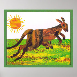 Eric Carle - carleeric-kangeroo-sj-artfond Poster