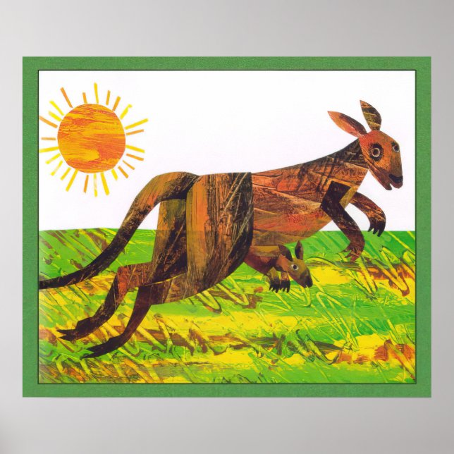 Eric Carle -  carleeric-kangeroo-sj-artfond Poster (Front)