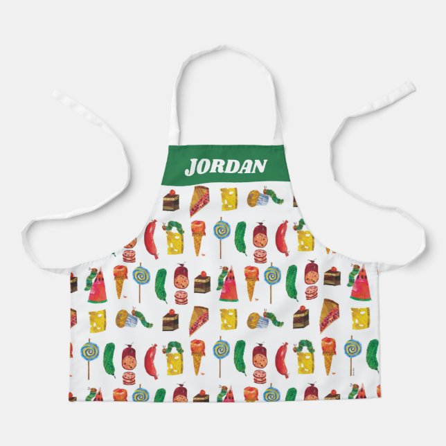 Eric Carle | Caterpillar and Food Pattern Apron (Front)