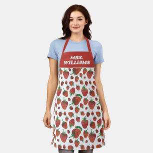 Eric Carle   Caterpillar and Strawberry Pattern Apron