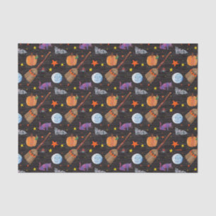 Eric Carle Caterpillar Black Halloween Pattern Tissue Paper