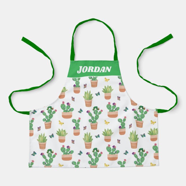 Eric Carle | Caterpillar, Cactus, and Butterfly Pa Apron (Front)