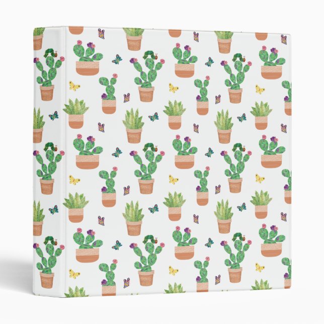 Eric Carle | Caterpillar, Cactus, and Butterfly Pa Binder (Front/Spine)
