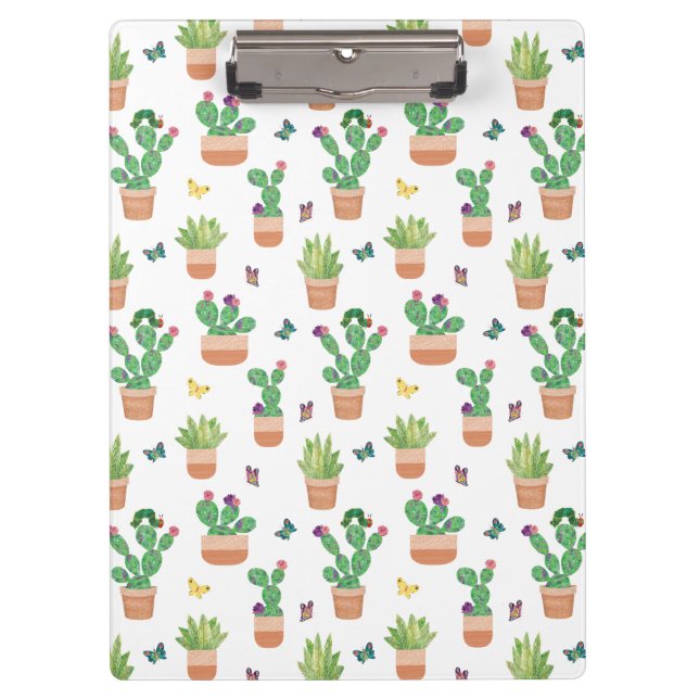 Eric Carle | Caterpillar, Cactus, and Butterfly Pa Clipboard (Front)