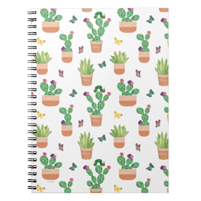 Eric Carle | Caterpillar, Cactus, and Butterfly Pa Notebook (Front)