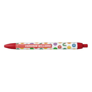 Eric Carle   Caterpillar Christmas Pattern Black Ink Pen