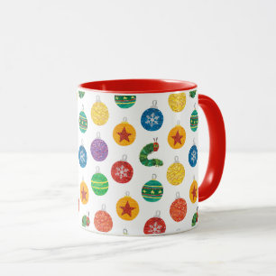 Eric Carle   Caterpillar Christmas Pattern Mug