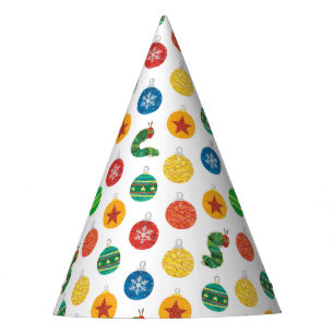 Eric Carle Caterpillar Christmas Pattern Party Hat