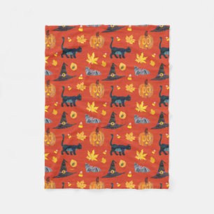 Eric Carle   Caterpillar Halloween Pattern Fleece Blanket