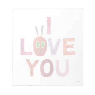 Eric Carle Caterpillar I Love You Notepad