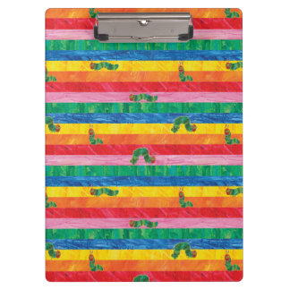 Eric Carle | Caterpillar Rainbow Stripe Pattern Clipboard
