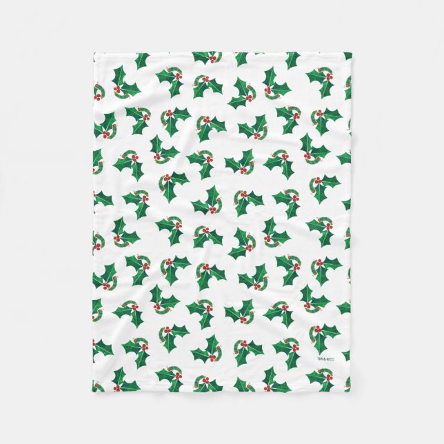 Eric Carle Christmas Caterpillar Fleece Blanket (Front)