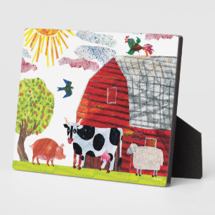 Eric Carle   Colourful Farm Scene Plaque