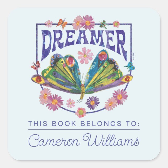 Eric Carle | Dreamer Square Sticker (Front)