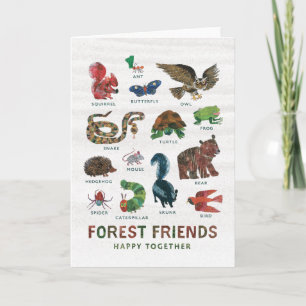 Eric Carle Forest Friends Happy Together Card