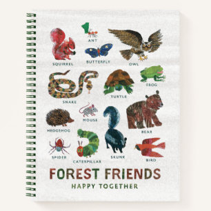 Eric Carle Forest Friends Happy Together Notebook