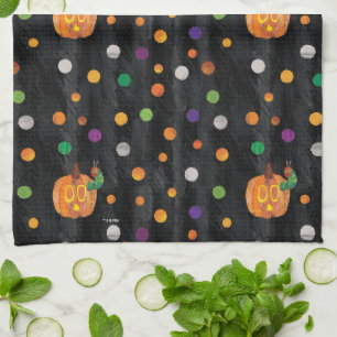 Eric Carle   Halloween Polka Dot Pattern Kitchen Towel