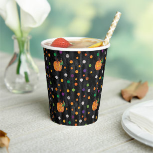 Eric Carle   Halloween Polka Dot Pattern Paper Cups