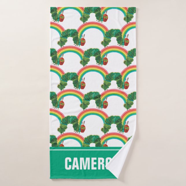 Eric Carle | Le très affamé Motif Caterpillar (Serviette de bain)