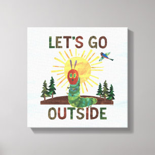Eric Carle   Let’s Go Outside Canvas Print