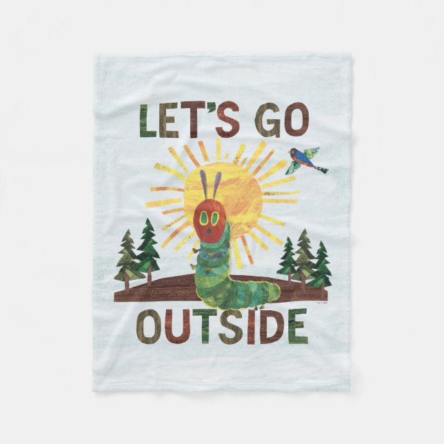 Eric Carle | Let’s Go Outside Fleece Blanket (Front)