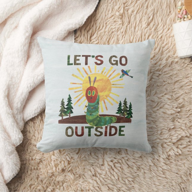 Eric Carle | Let’s Go Outside Throw Pillow (Blanket)