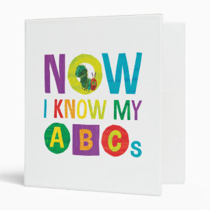 Eric Carle Now I Know My ABCs Binder