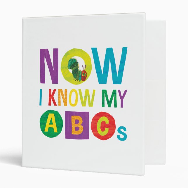 Eric Carle Now I Know My ABCs Binder (Front/Inside)