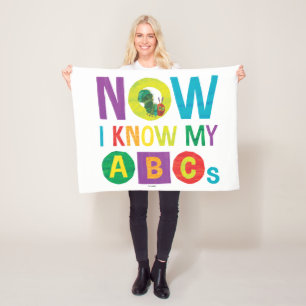 Eric Carle Now I Know My ABCs Fleece Blanket