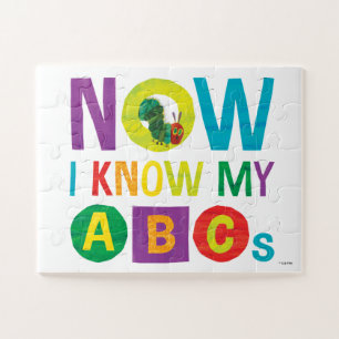 Eric Carle Now I Know My ABCs Jigsaw Puzzle