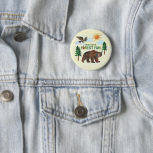 Eric Carle Ready for Forest Fun 2 Inch Round Button