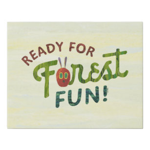 Eric Carle   Ready for Forest Fun Faux Canvas Print