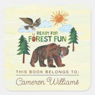 Eric Carle   Ready for Forest Fun Square Sticker