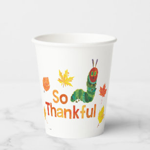 Eric Carle   So Thankful Caterpillar Paper Cups