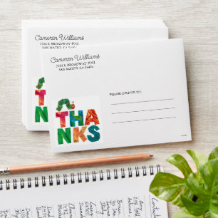 Eric Carle   Thanks Caterpillar Envelope